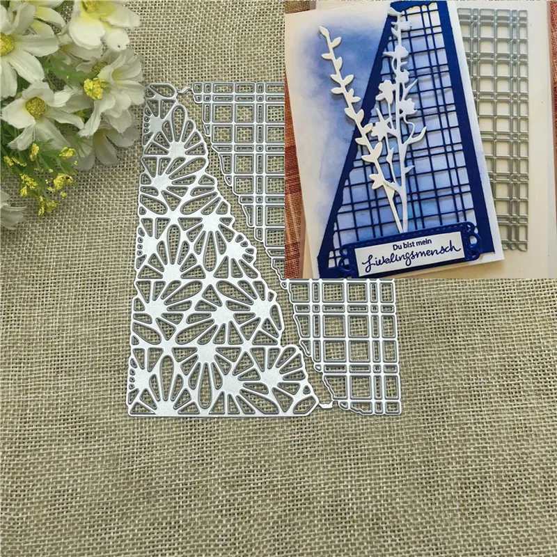 Hollow corner flower frame Stamp Metal Cutting Dies Stencils For DIY Scrapbooking Decorative Embossing Handcraft Template