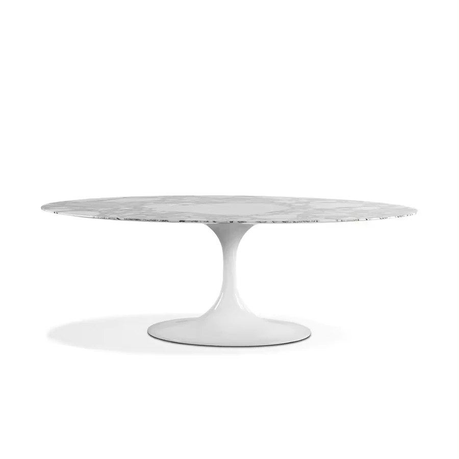 ！@Classic Modern Furniture Design Dining Tables Home Restaurant Coffee Shop Round Marble Coffee Table