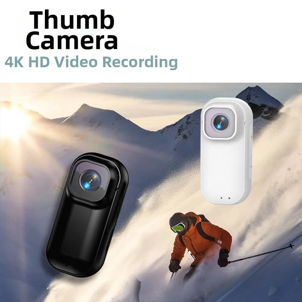 Sport Action Camera Kit WIFI 4K Thumb Camera Magnetic Recorder For Sports & Travel &pet Photography Vlog Accessories