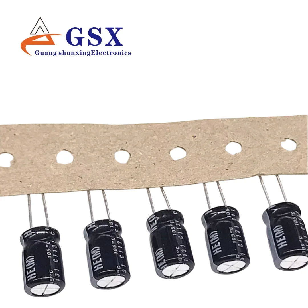 

27UF 100V imported aluminum electrolytic capacitor 100v27uf 8 * 12 Nijikang HE high-frequency long-life