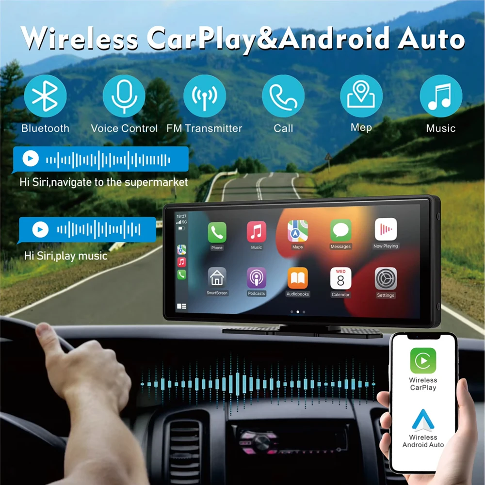 xuda-universal-portable-wireless-carplay-screen-for-car-with-android-auto-touchscreen-car-stereo-system