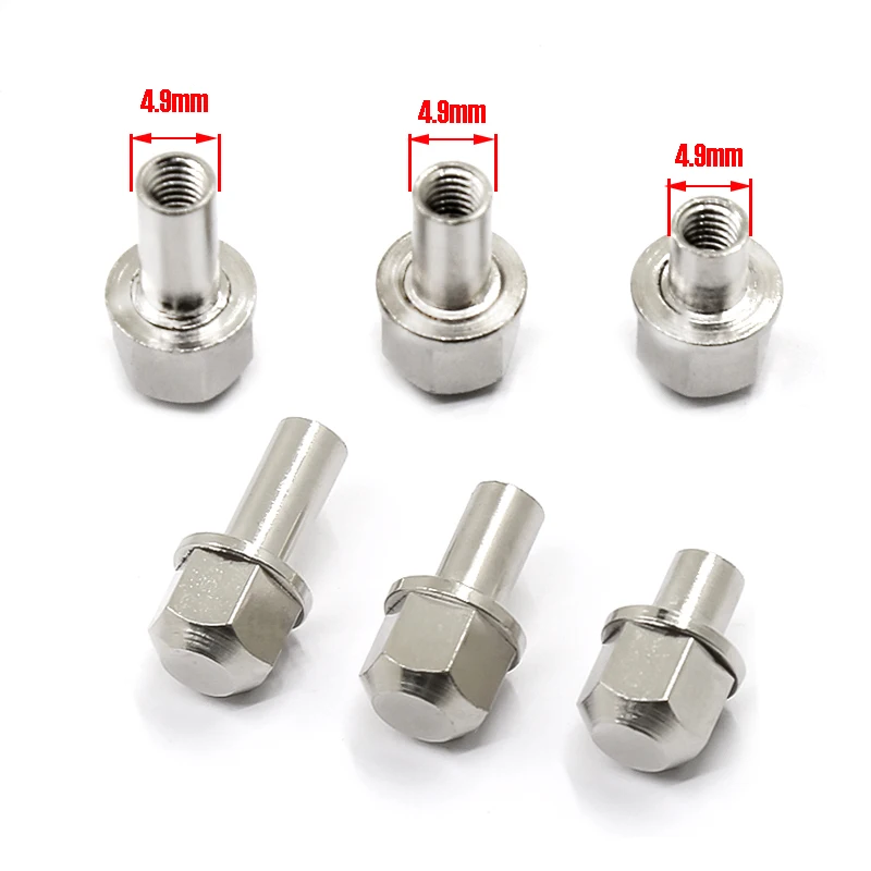 4pcs 12mm/15mm/17mm Axle Widen Hexagon Wheel Adapter For 1/10 RC Crawler Car TRX4 RC4WD D90 D110 Axial Scx10 90046 catRC