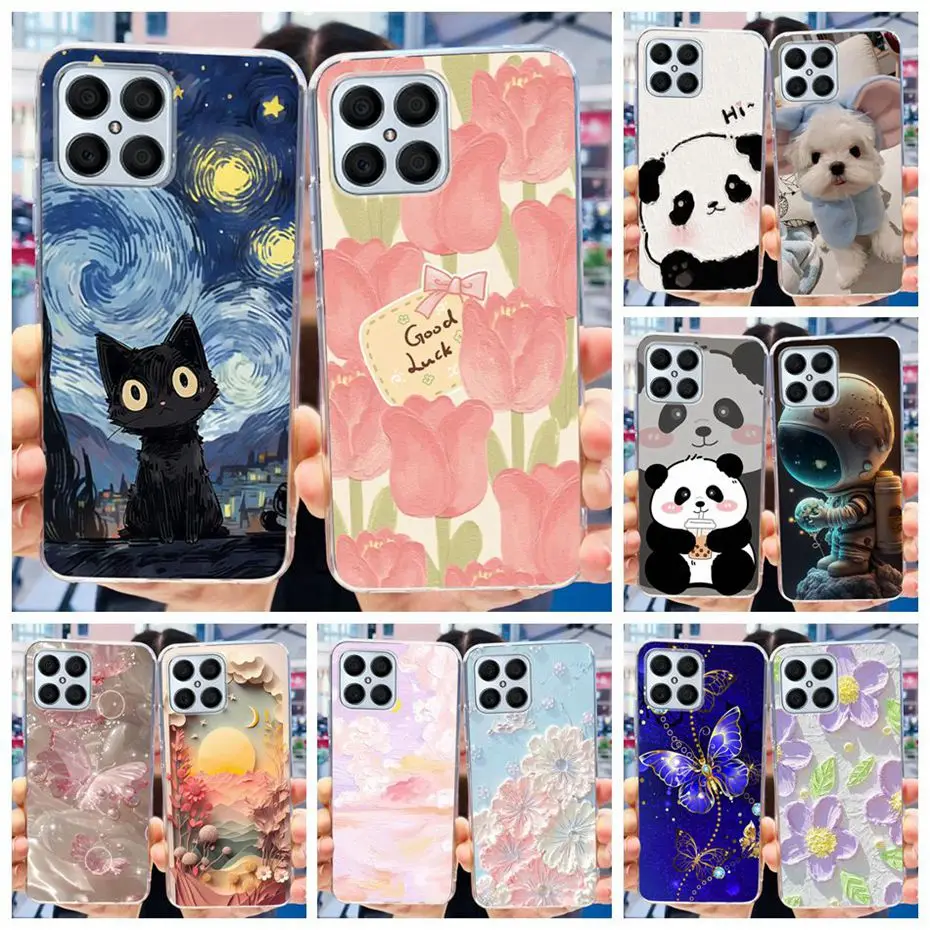 Lovely Printing Case For Honor X8 TFY-LX1 TFY-LX2 TFY-LX3 Soft Silicone TPU Back Cover For HonorX8 X 8 4G Phone Cases