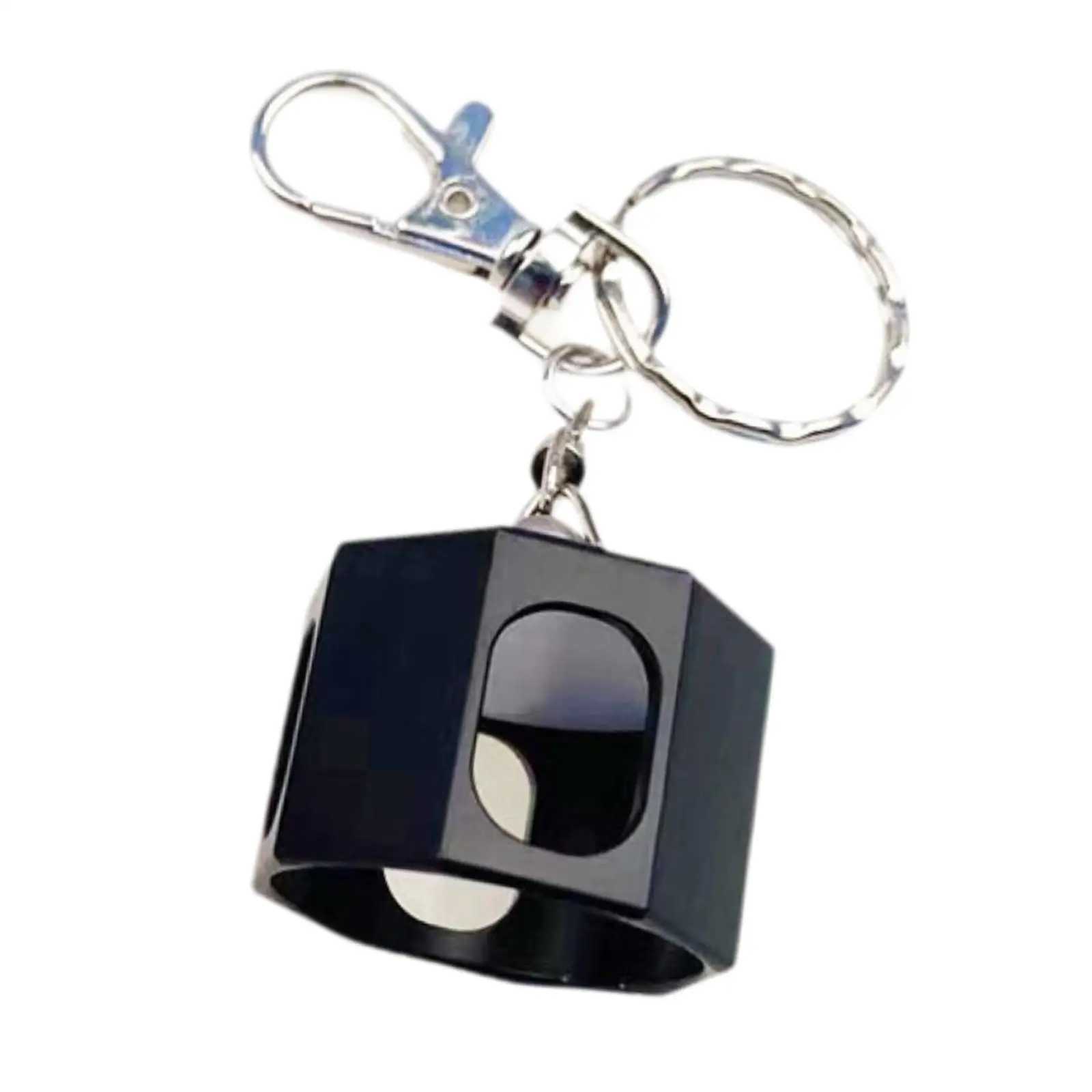 Chalk Holder for Pool Cue with Keychain, Octagonal Design for Snooker