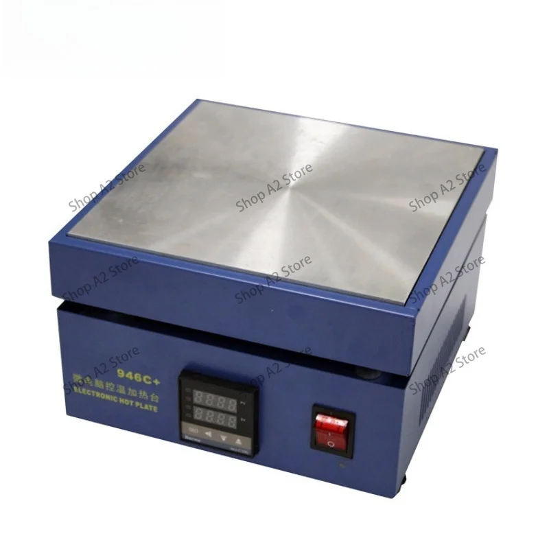 946C PCB SMD Heating Work Hot Plate Preheat Station 850W 200x200mm Size Electronic Temperature Controller for 110/220V