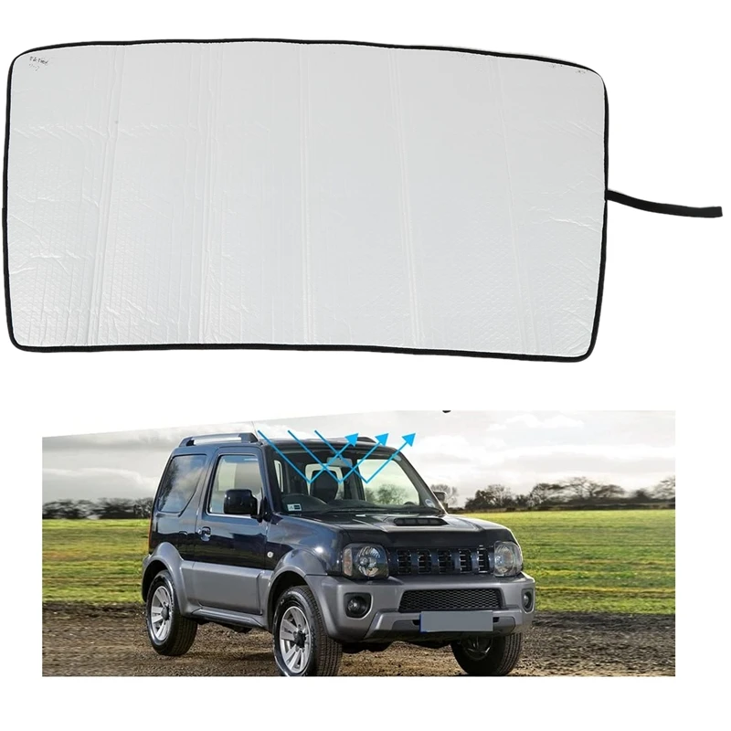 Car Windshield Sunshades For Suzuki Jimny 2007-2017 Car Front Windshield Insulation Sun Visor Shade Cover Accessories