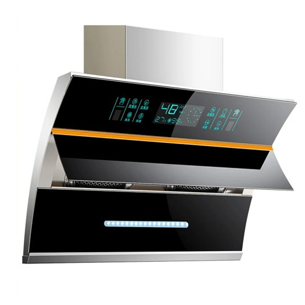Exaustor de exaustão de sucção grande, 900mm, para cozinha, exaustor embutido, exaustor lateral doméstico