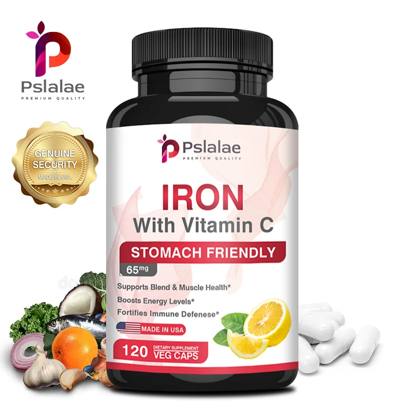Iron and Vitamin C Supplements - Increase Energy, Improve Focus, and Improve Immune Function