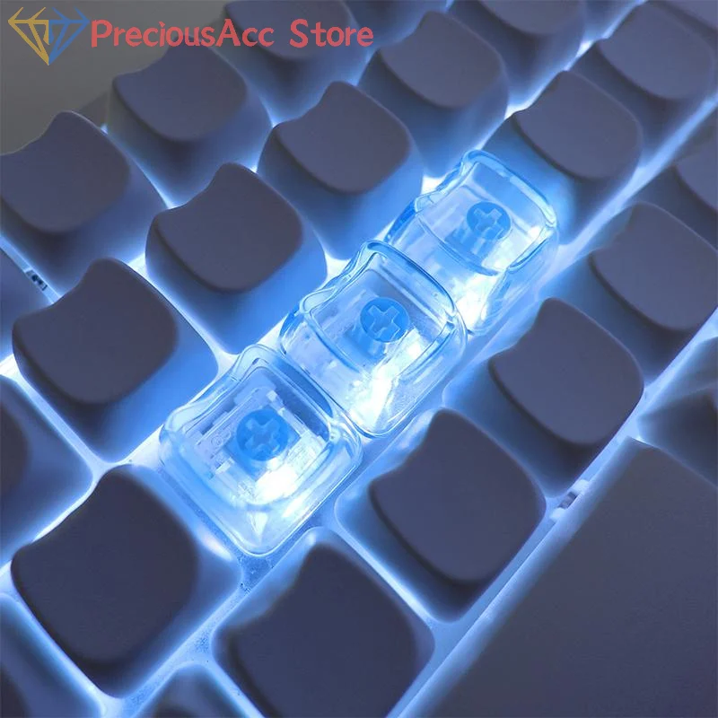 10/20pcs PBT Blank Keycaps Cat Shape 1U MAO Profile DIY Key Set for MX Switch Mechanical Keyboard Custom Decor Replacement