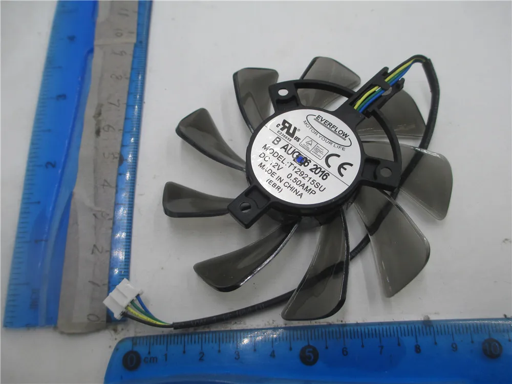 T129215SU 12V 0.50A For ASUS GTX460 HD6790 HD6870 GTX560 GTX970 FAN SINK 48Y1-2200TT000 1322-00TT000 Graphics Card Cooling Fan