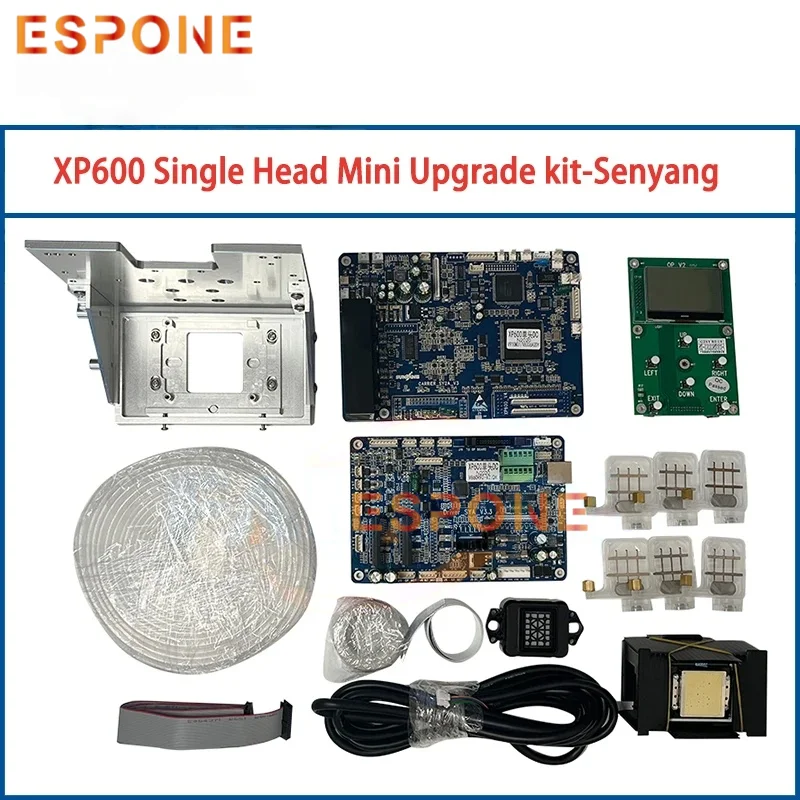 ESPONE Mini Senyang XP600 Single Head Board Upgrade Kit - For DX5/DX7 Conversion, Fit Solvent Printer Modification