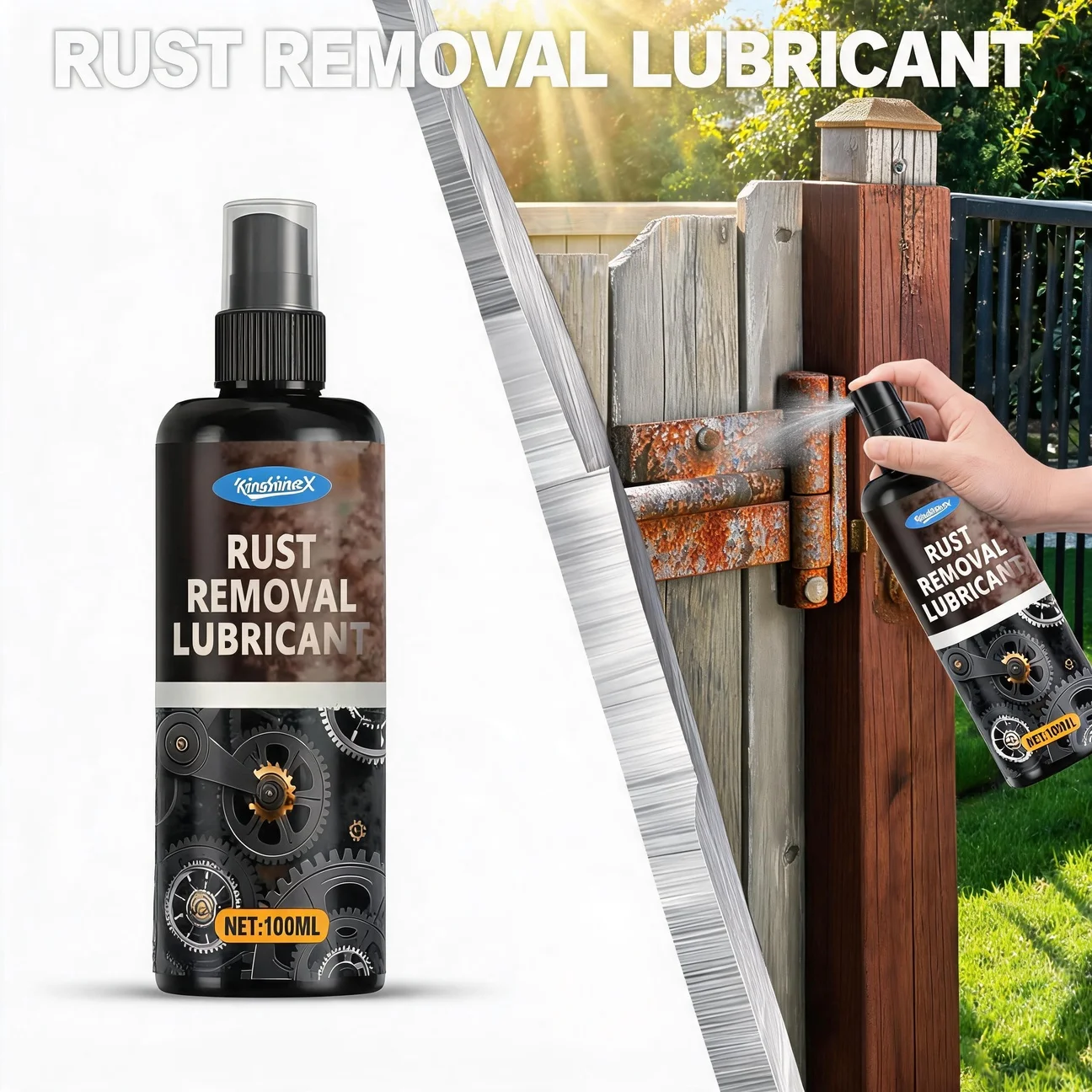 Heavy-Duty Automotive Metal Rust Removal Lubricating Spray Multi-Purpose Brake Chain Degreaser Corrosive Friction-Reducing