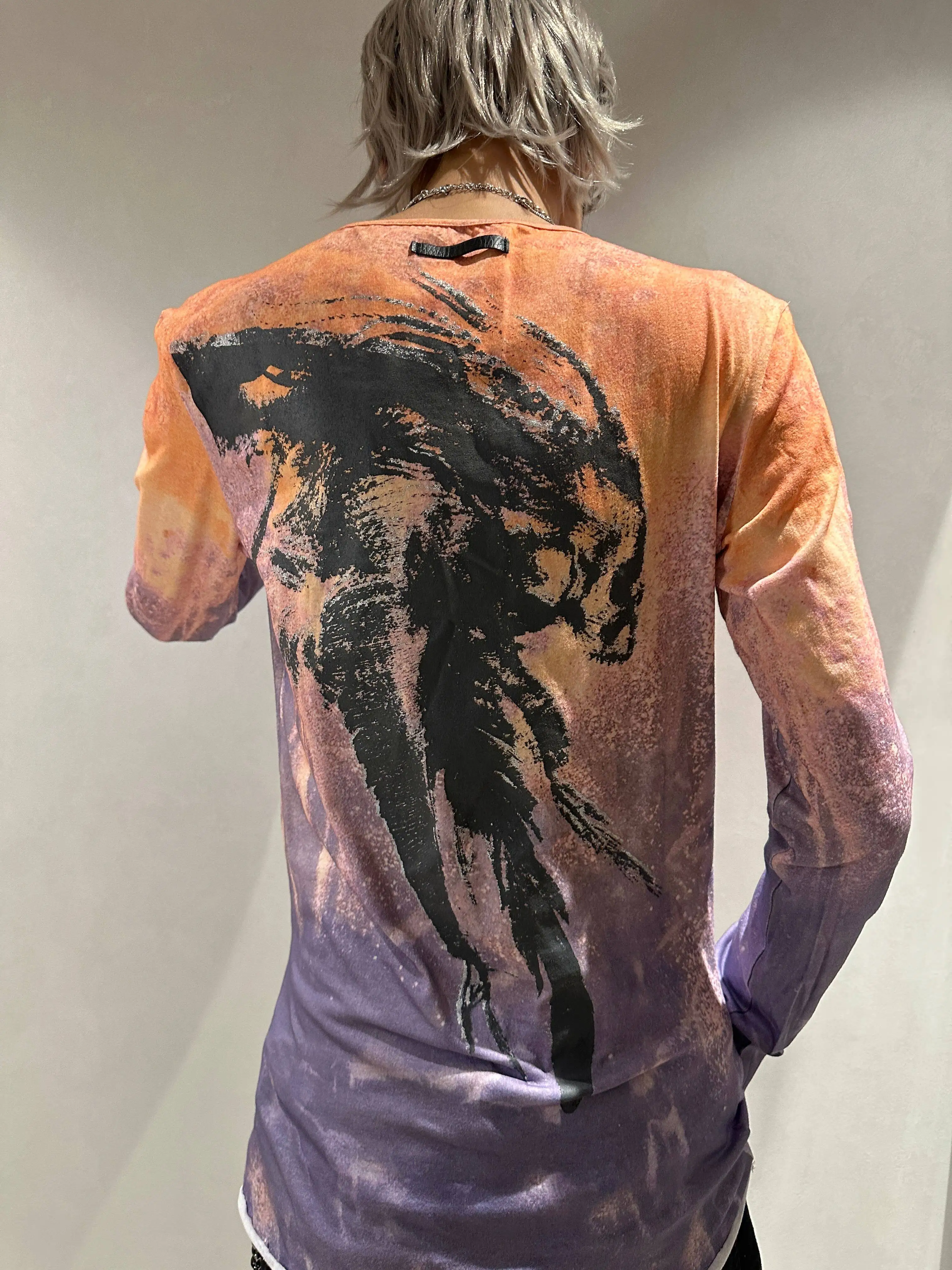 BLACK JOKER if6was9 Visual Kei dark gothic medieval Indian skull psychedelic starry sky long sleeves tops