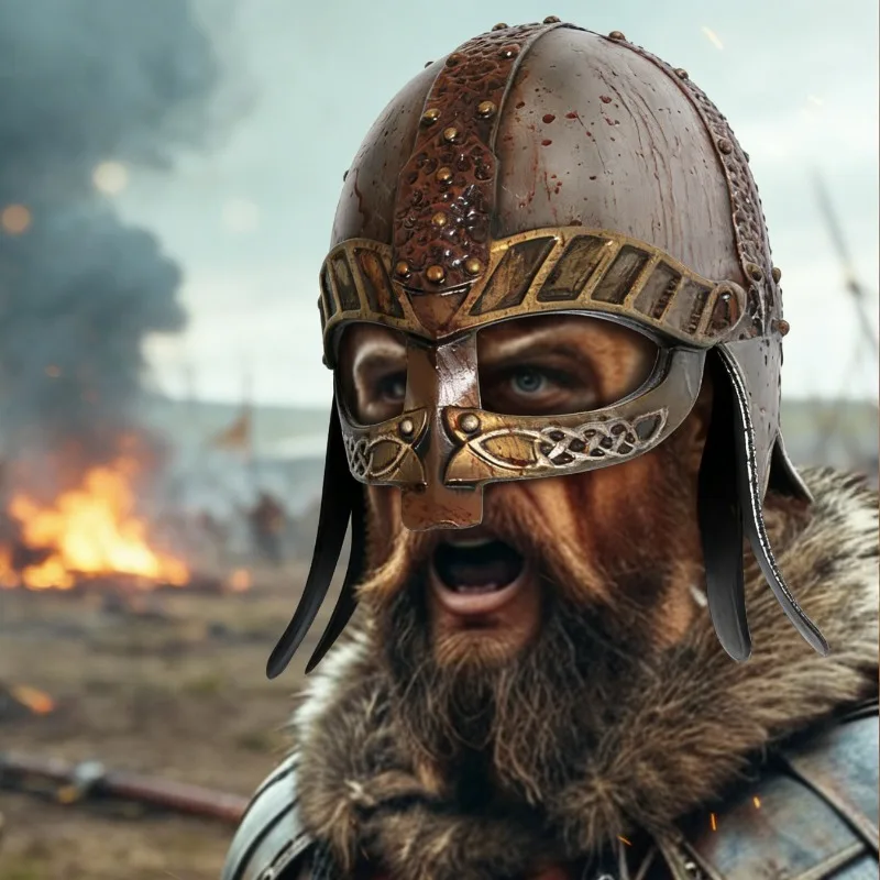 

Средневековая шляпа для косплея, винтажный шлем викингов, аксессуар для костюма эпохи Возрождения для мужчин