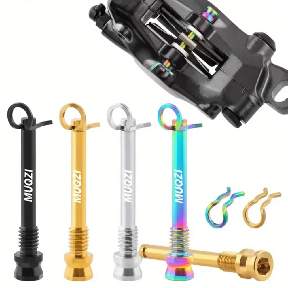 

1 комплект, суппорт M4, крепежные болты, колодка дискового тормоза велосипеда, сверхлегкие крепежные винты, аксессуары для велоспорта