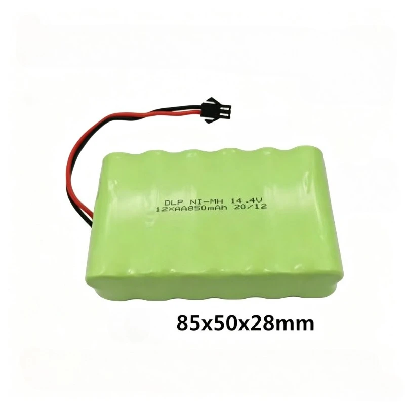 14.4V 850mAh-3000mAh Ni-MH Replacement Battery for Whirlpool N78S Robot Vacuum Cleaner, Rechargeable Battery Pack with Connector