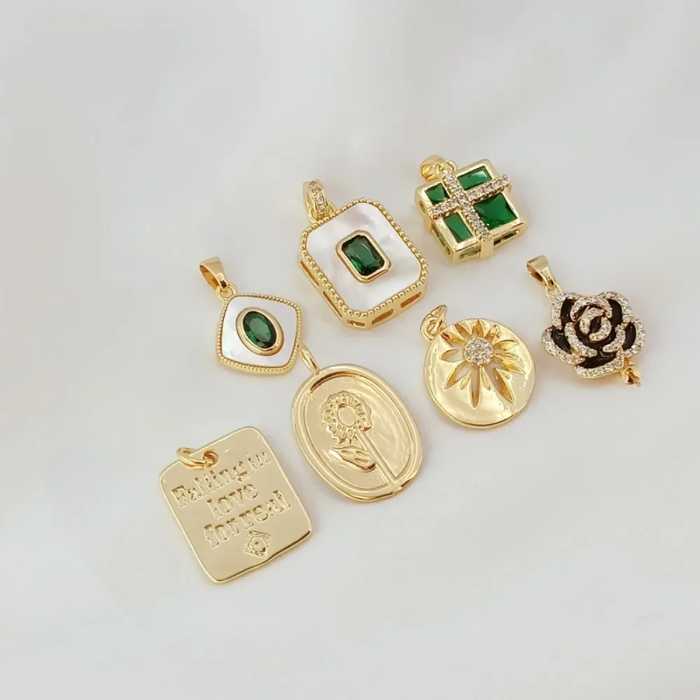 Позолоченный 14-каратный циркон