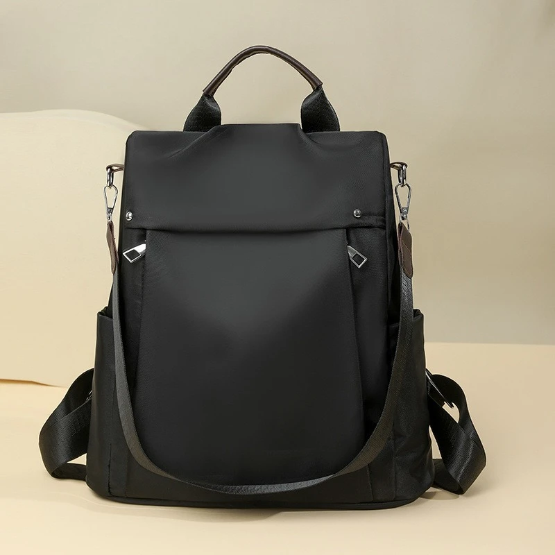 New anti-theft shoulder bag women's high-grade casual Joker nylon ladies travel bag travel lightweight fashion backpack.