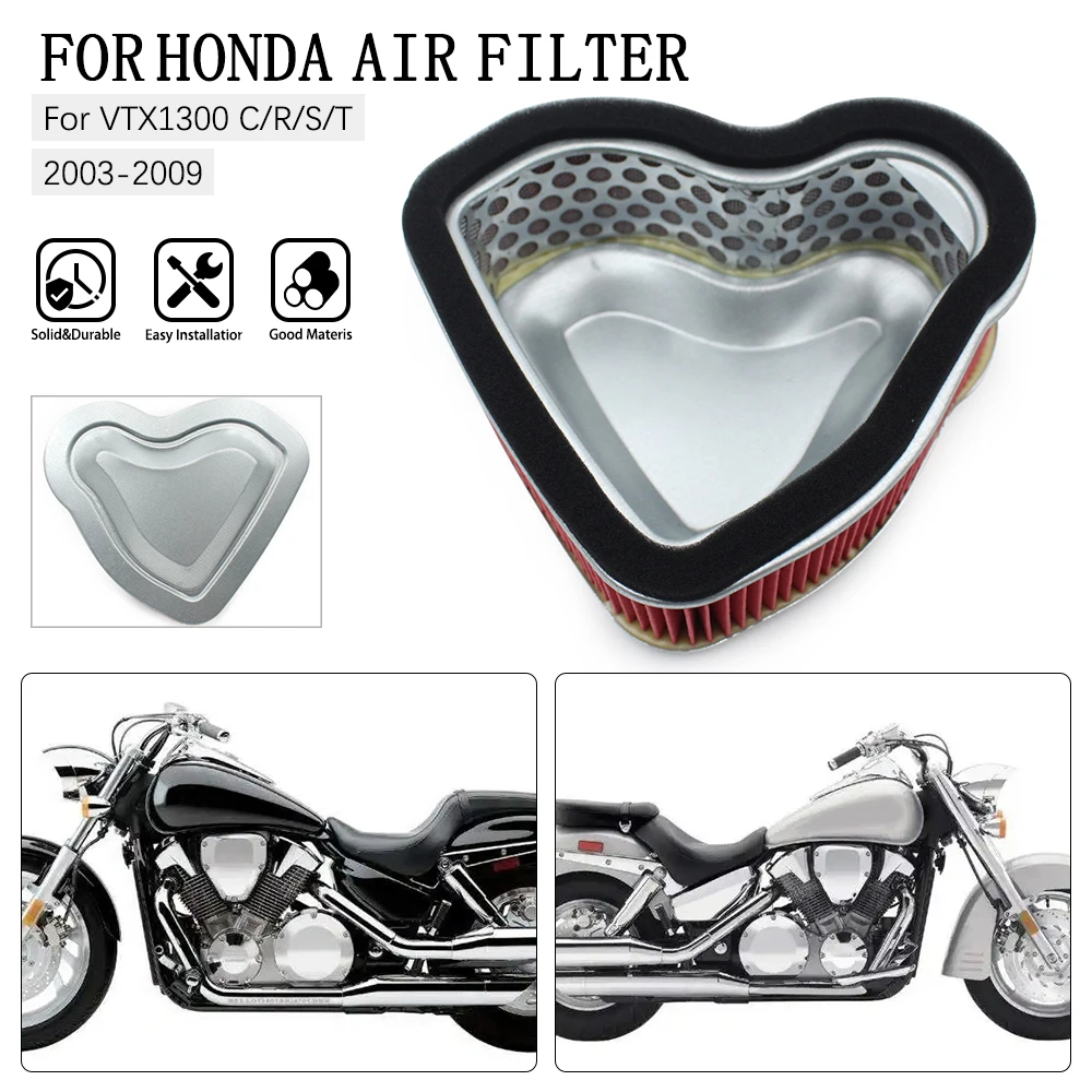 Motorcycle Air Filter For Honda VTX1300C VTX1300R VTX1300T VTX1300S Retro SC52 17213-MEA-670 HFA1925 VTX 1300 C R T S