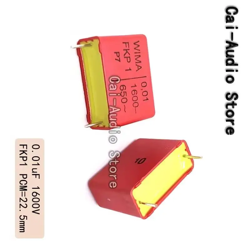 2PCS/5PCS/10PCS/Lot Germany WIMA FKP1 1600V 0.01UF 1600V103 10NF Film Capacitor 1600v0.01UF 103 Pitch 22.5mm FKP1T021005H00
