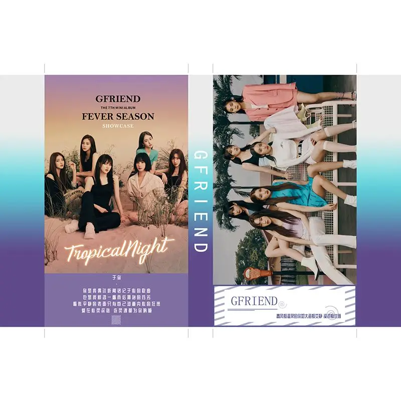 Imagem -04 - Mini Carteira com Álbum de Fotos Gfriend Tão Jovem ye Rin Eun ha yu ju Série Cartão Lomo Fever Season Presente Fãs