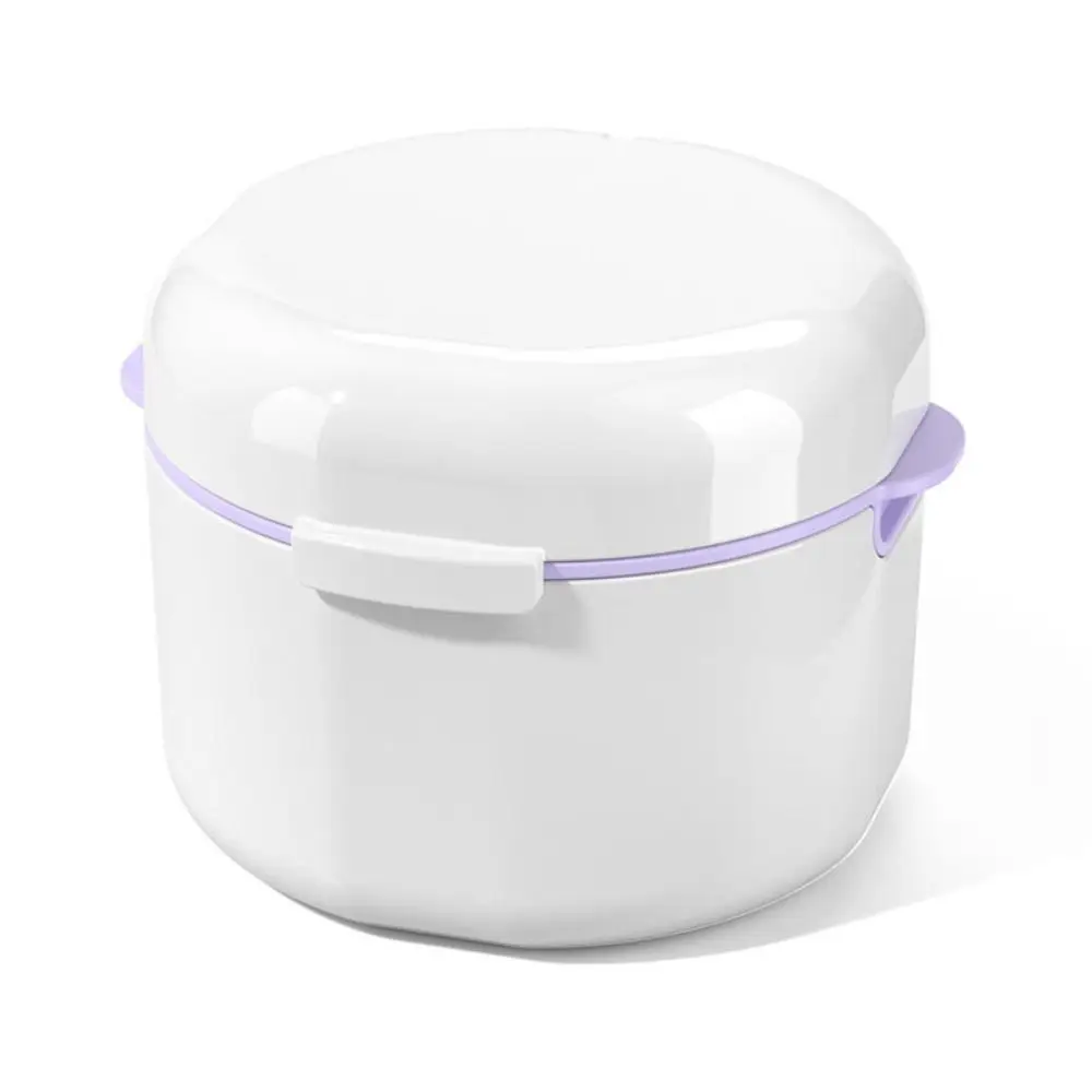 Strainer Basket Seniors Adults Excellent Unisex Braces Storage Box Denture Storage False Tooth Bath Case Travel Washing Storage