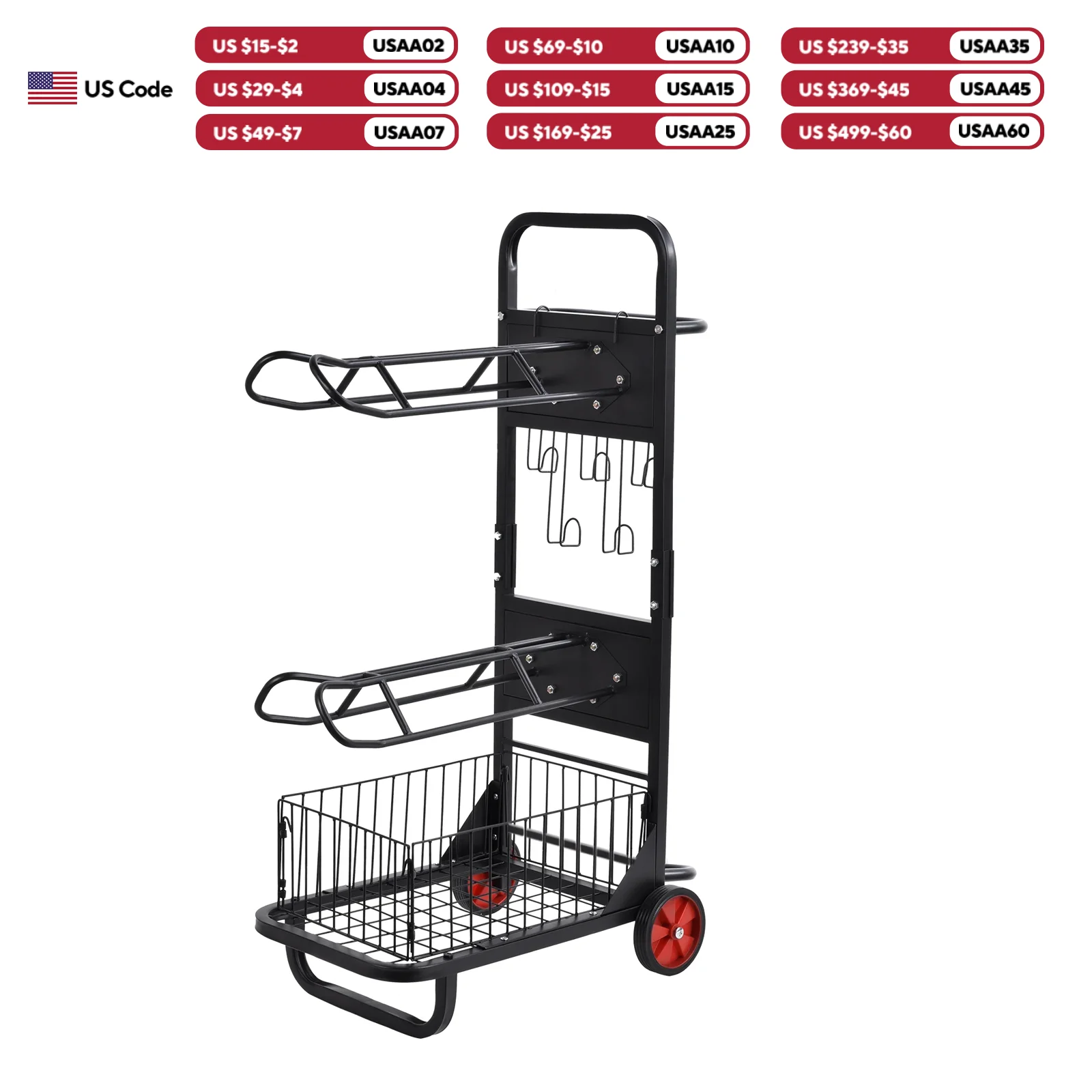 

Portable Saddle Stand with Wheels Heavy Duty Horse Equipment Cart Stable Storage Rolling Organizer for Moving Transport Supplies