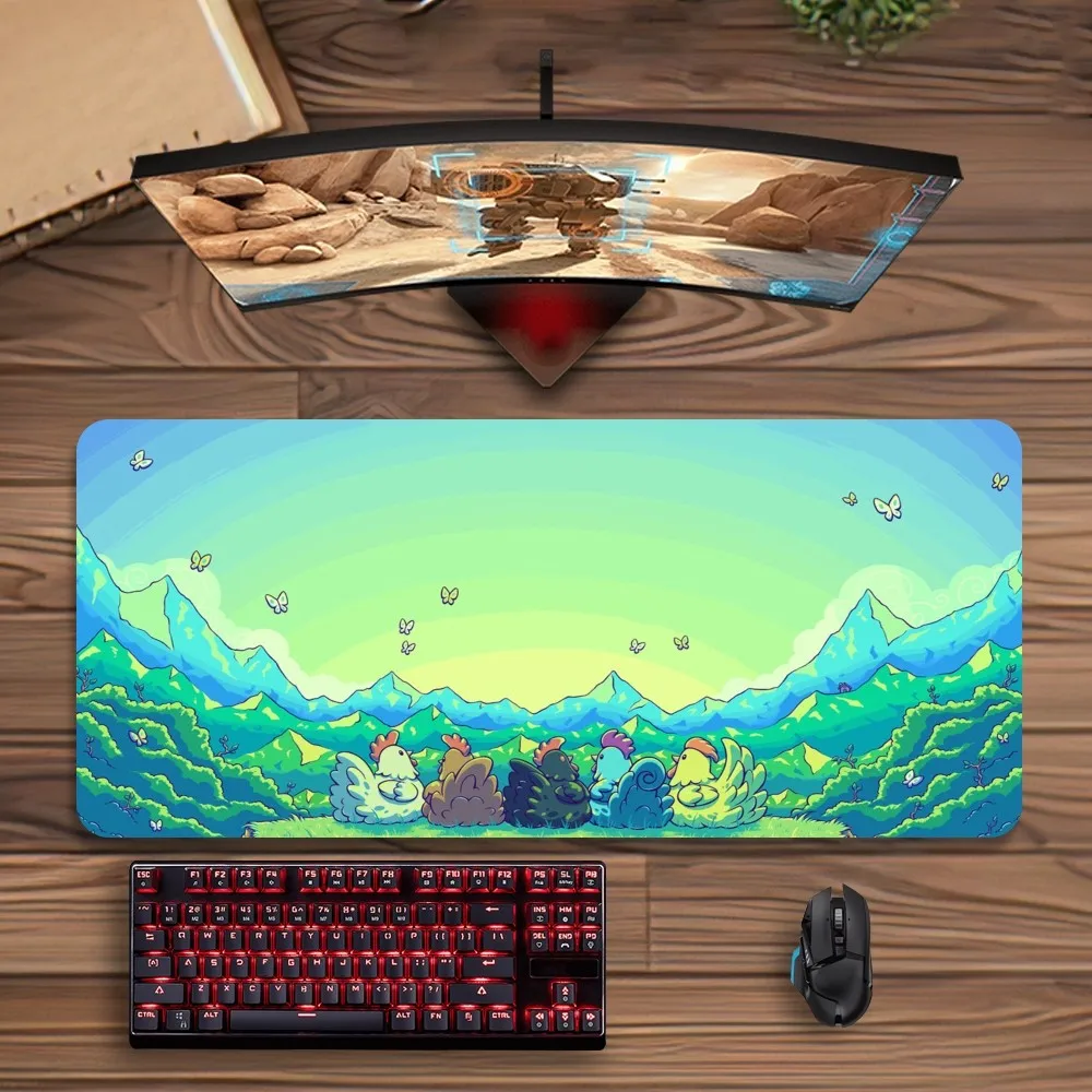 Stardew Valley Mousepads Monster Large Mouse Mat Big Desk Pad Non Slip Rubber Mouse Pad Big Keyboard Mats Mouse Pad