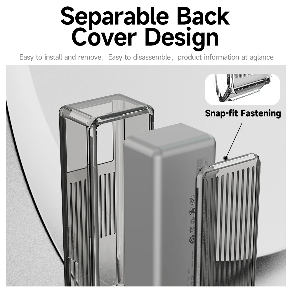 TPU Case Cover for Xiaomi 165W Power Bank Anti-Scratch Shockproof Protective Shell for Xiaomi 20000mAh PB1165MI Portable Charger