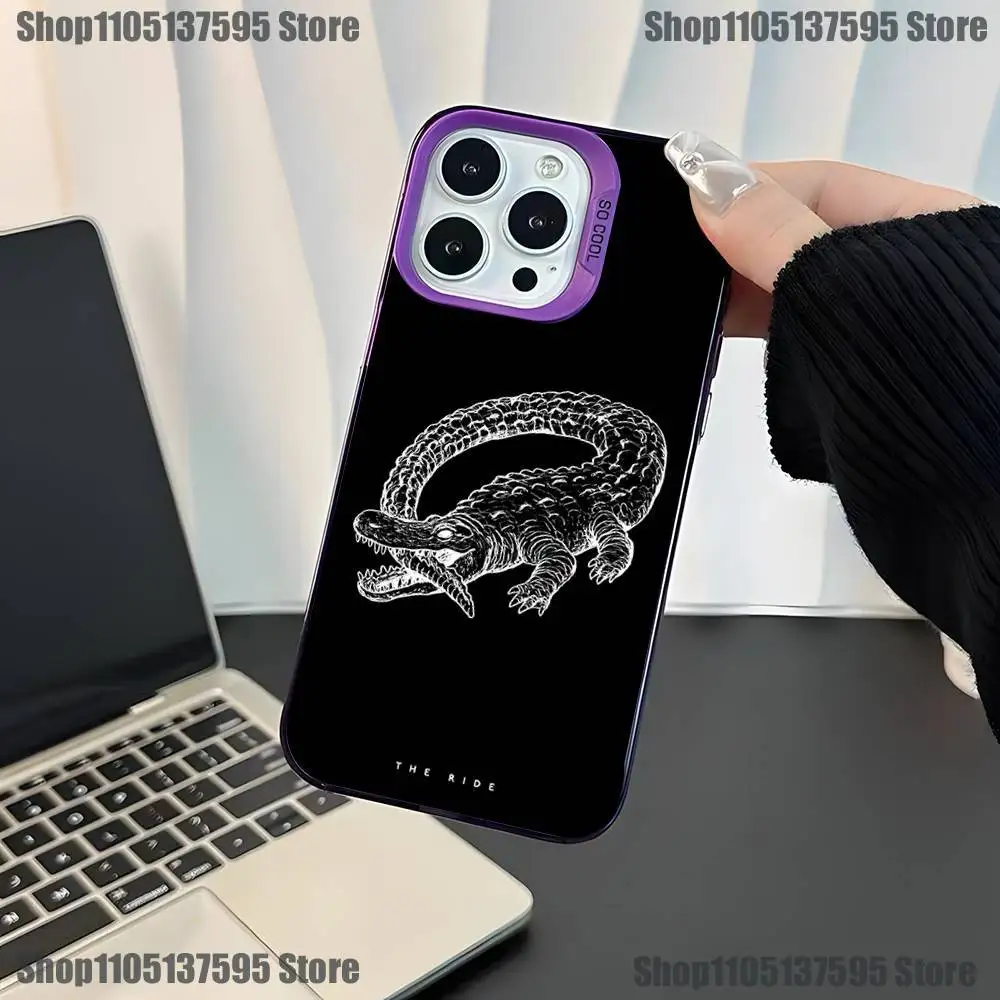 Band Catfish und Bottleme Handyhülle für iPhone 17,16,15,14,13,12,11, Mini,Pro,E,SE4,XS,MAX Purple Candy Matte Cover