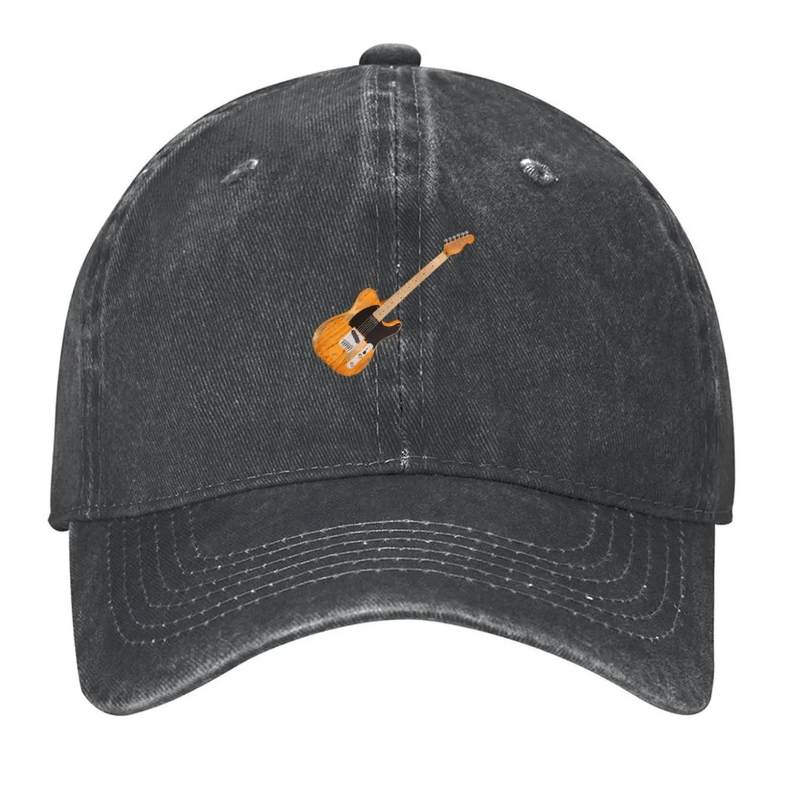 

bruce springsteen guitar Baseball Cap Visor black Bobble Hat Kids Hat Boy Women's