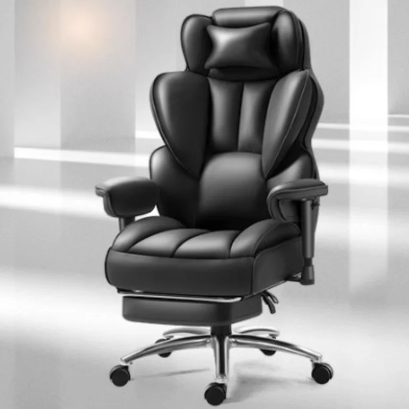 White Executive Office Chair Computer Rotating Fancy Armchair Office Chair Ergonomic Designer Silla De Oficina Home Furniture