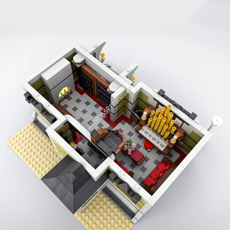 3723pcs MOC Old Mansion Haunted House Modular Model Building Blocks Assemble Toy DIY Creative Idea Brick Christmas Gifts Kids