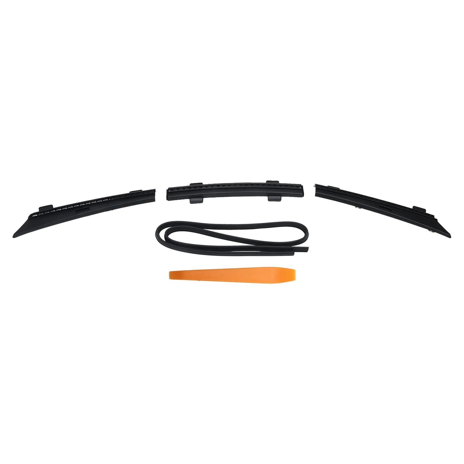 

Передняя водонепроницаемая крышка шасси, водяная полоса, фирменная фиксированная черная пылезащитная замена для Tesla Model 3 2017-2022 гг.