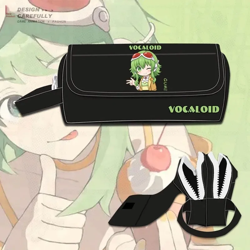 vocaloid-バーチャルソングガール漫画アニメ周囲ハンドヘルド多機能小型バッグペンケース化粧バッグレジャークロスボディバッグ