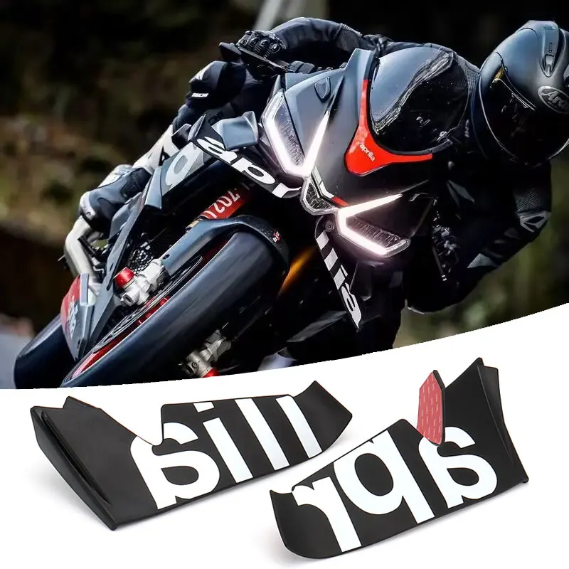 

For APRILIA RS 660 RS660 rs660 Motorcycle ABS Front Headlight Fairing Beak Cowl Cover Extender Aerodynamic Winglets