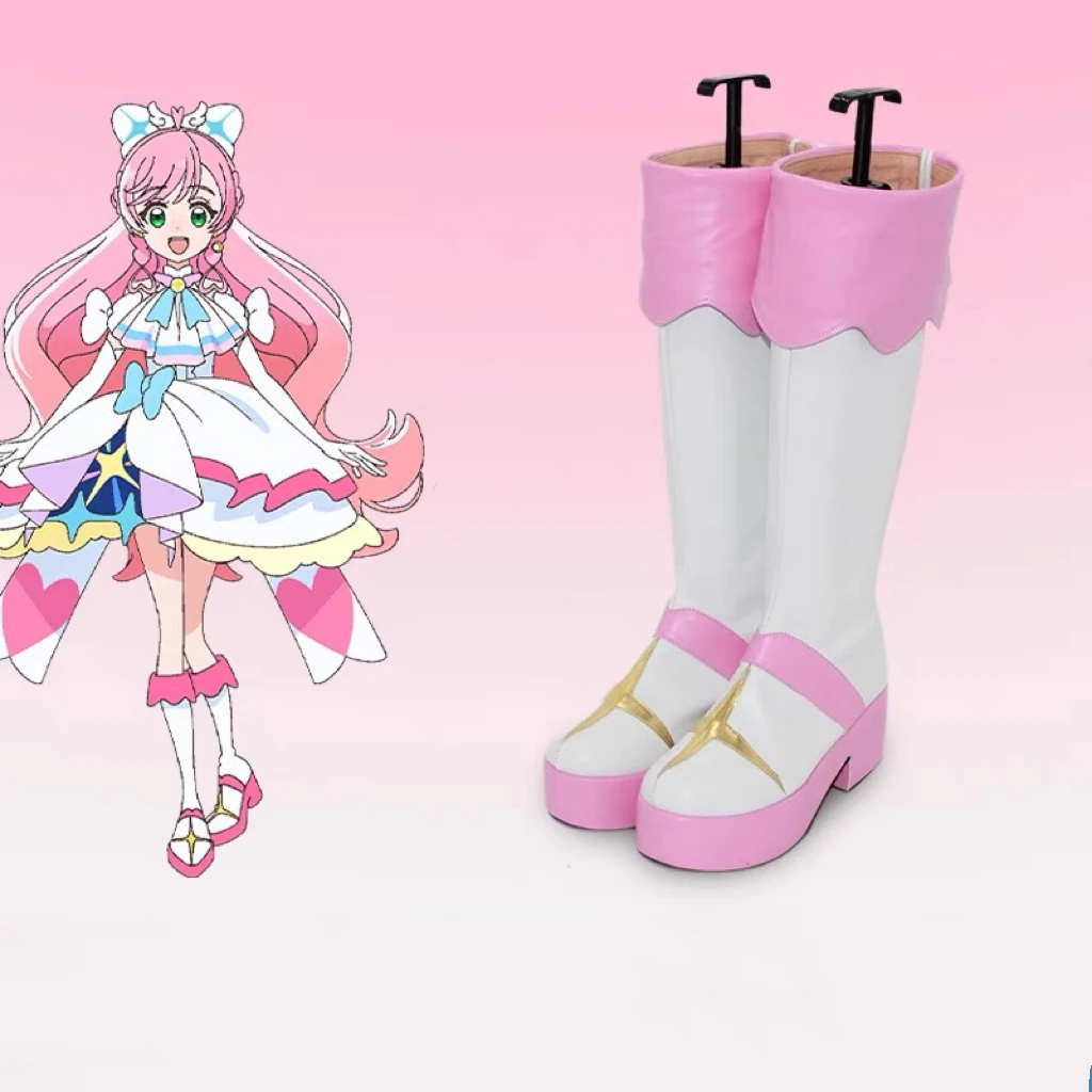 Hirogaru Sky Pretty Cure Precure Cure Prism Cosplay Shoes Boots Game Anime Party Halloween Christmas