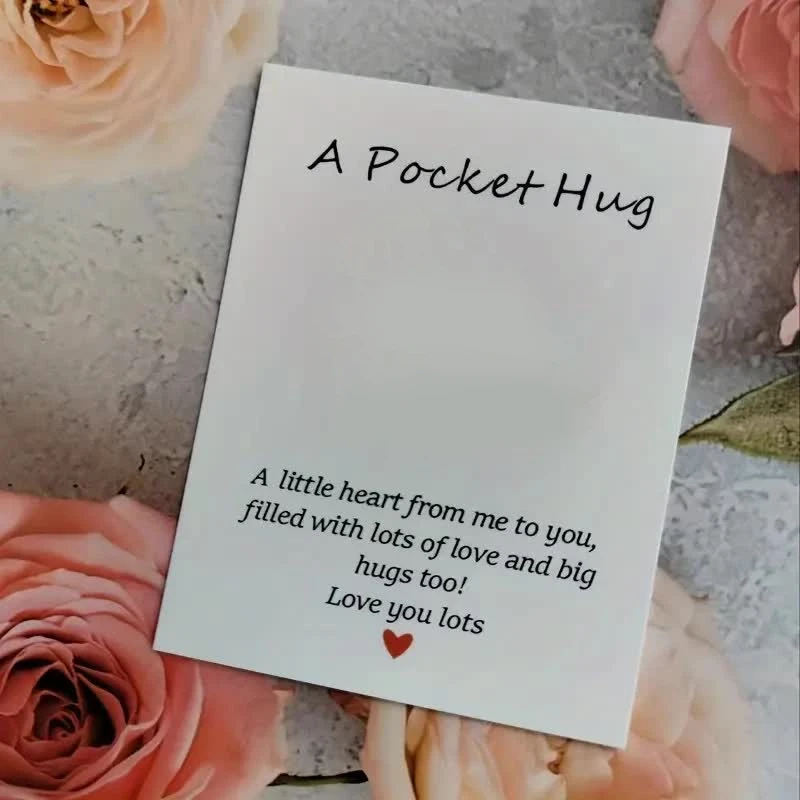 Charming Pocket Hugs - Ideal Valentine\'s Day and birthday gifts, including greeting cards