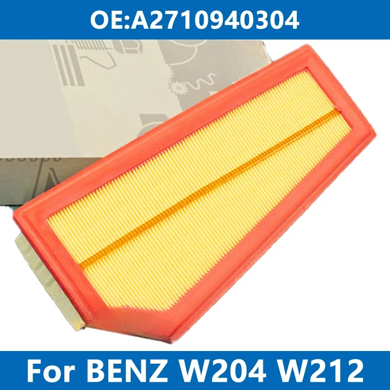 Car Air Filter Cleaner Element A2710940304 For Mercedes Benz W204 W212 C204 C180CGI C200K E200 E250 CLASS Coupe High Flow Intake