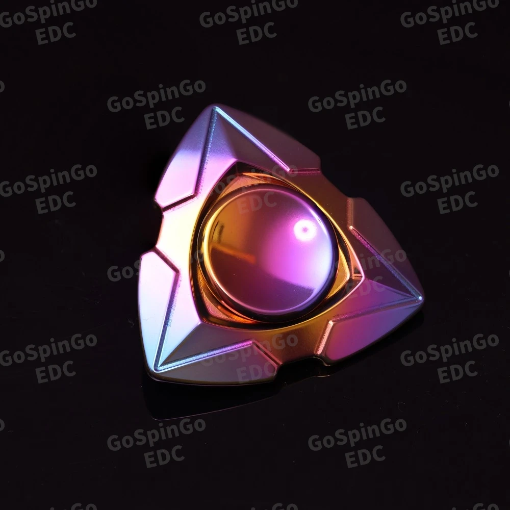 Ele EDC كريستال Ti تململ سبينر لعبة لتخفيف التوتر مكتب عمل الملحقات التعامل مع يشعر سبينر ألعاب متململة للبالغين