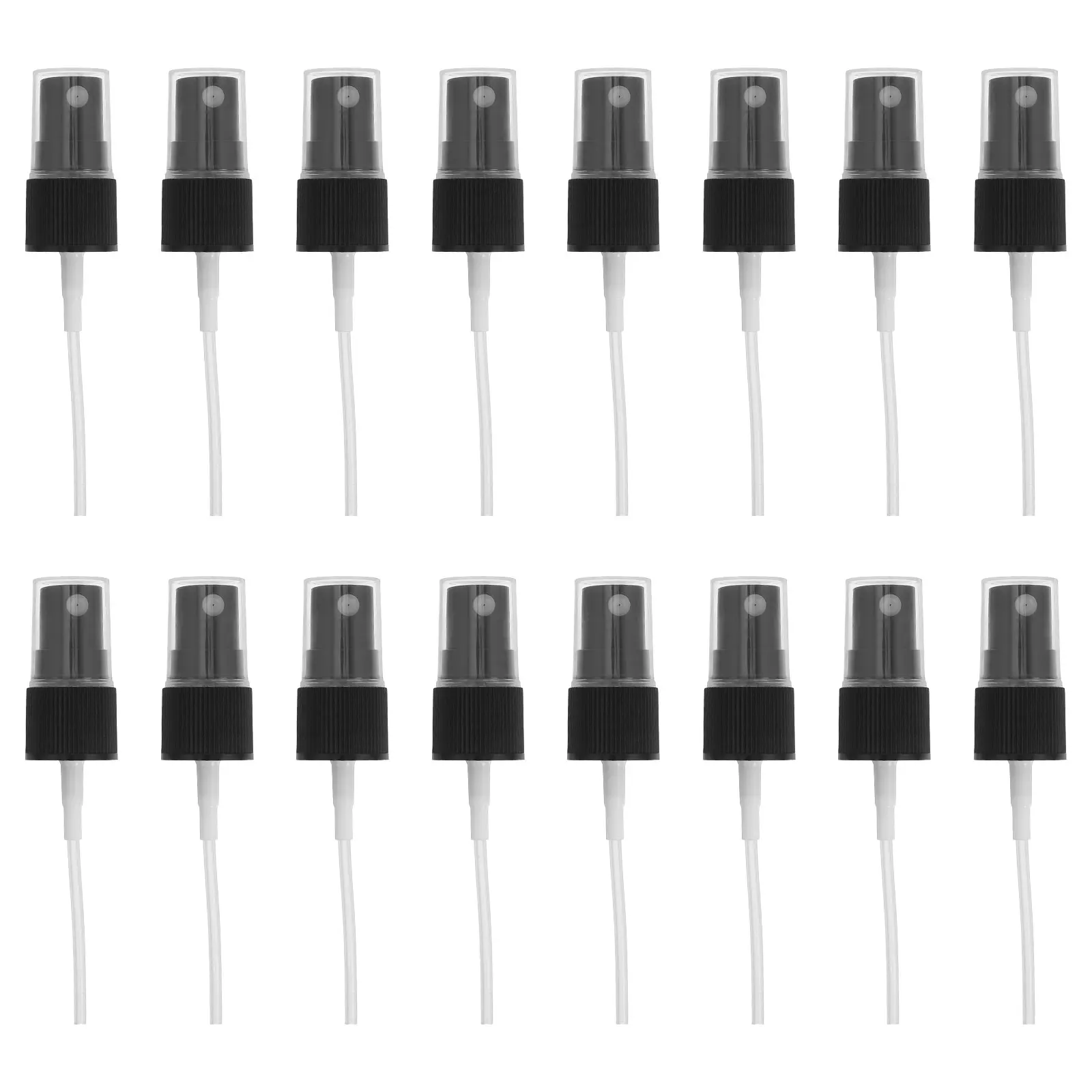 

20pcs Perfume Spray Nozzle Replacement Lightweight Safe Mist Transfer 24mm Screw Bottle Caps Makeup Essential Oil Travel