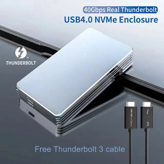 Amazon hot selling m.2 usb enclosure SSD Enclosure Hard Drive Casing thunderbolt 4 for hdd