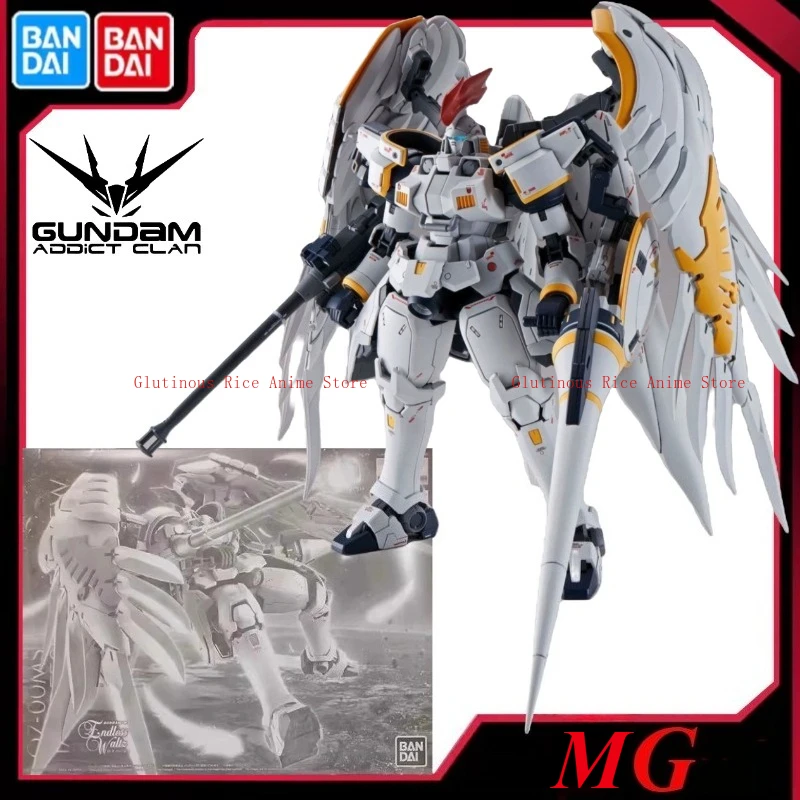 

Bandai MG 1/100 pb limit GUNDAM OZ-00MS TALLGEESE FLUEGEL EW model Kit Anime Action Fighter assembly model toy gift for kids