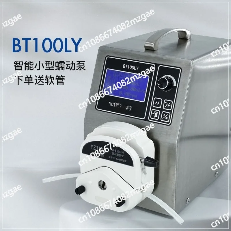 BT100LY Flow Digital Display Peristaltic Pump High Precision Micro Pump Small Injection Pump Laboratory Metering and Separation