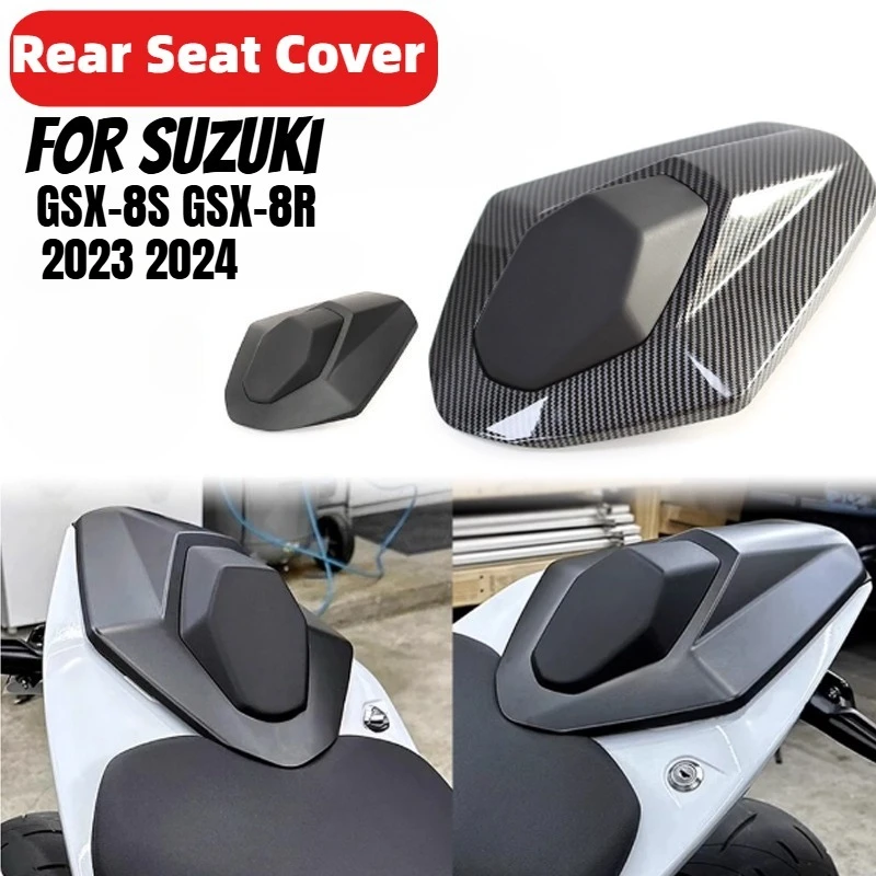 

Motorcycle Rear Seat Cover for Suzuki GSX-8S GSX-8R 2023 2024 2025 Rear Pad Pillion Passenger Seat Cover Fairing Solo Cowl Rear