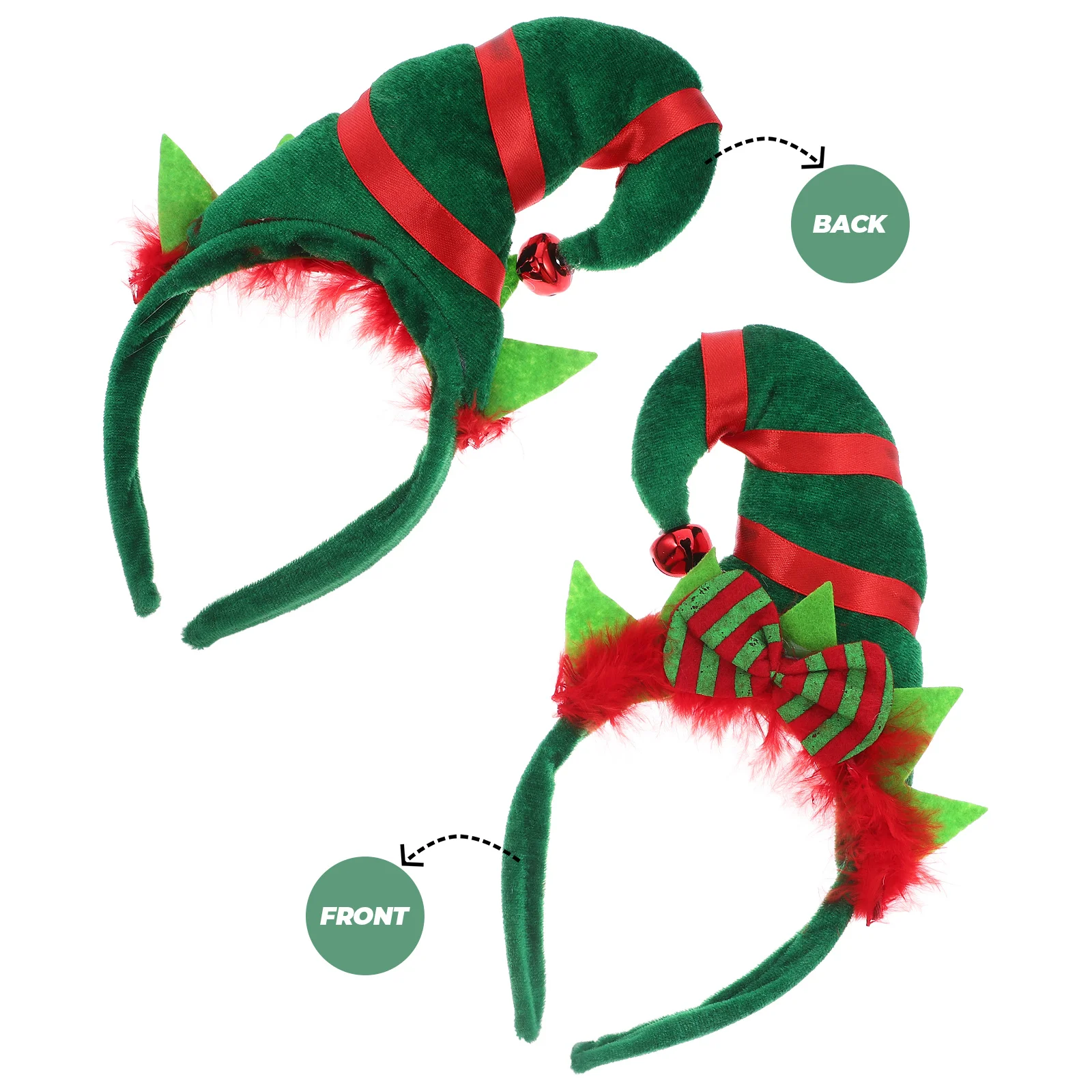 Santa Claus Costume Christmas Hairband Accessories Headband Hat Headband/hairband Men Women