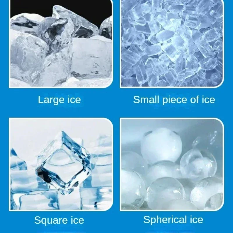 Ice Crusher 220V Electric Ice Breaker Commercial Shaved Ice Machine Automatic Slushy Machine 빙수기계 Machine À Glace Pilée