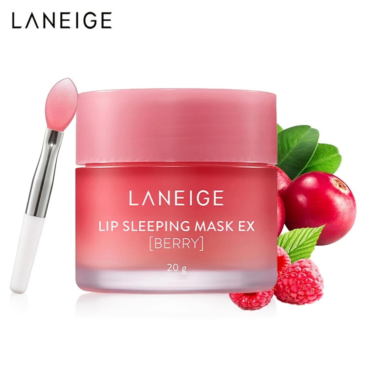 

Nourishing Lanier Lip Sleeping Mask with Vitamin C for Lip Care - Intensively Hydrate, Moisturize, and Soften Lips - Includes Li