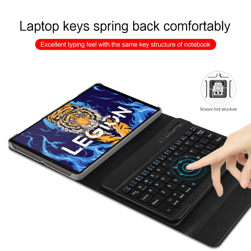 Imagem -04 - Teclado para Lenovo Legion Y700 8.8 Tb-9707f Tb-9707n 9707 Tablet pc Bluetooth Teclado Capa Protetora Suporte Escudo Funda Case do