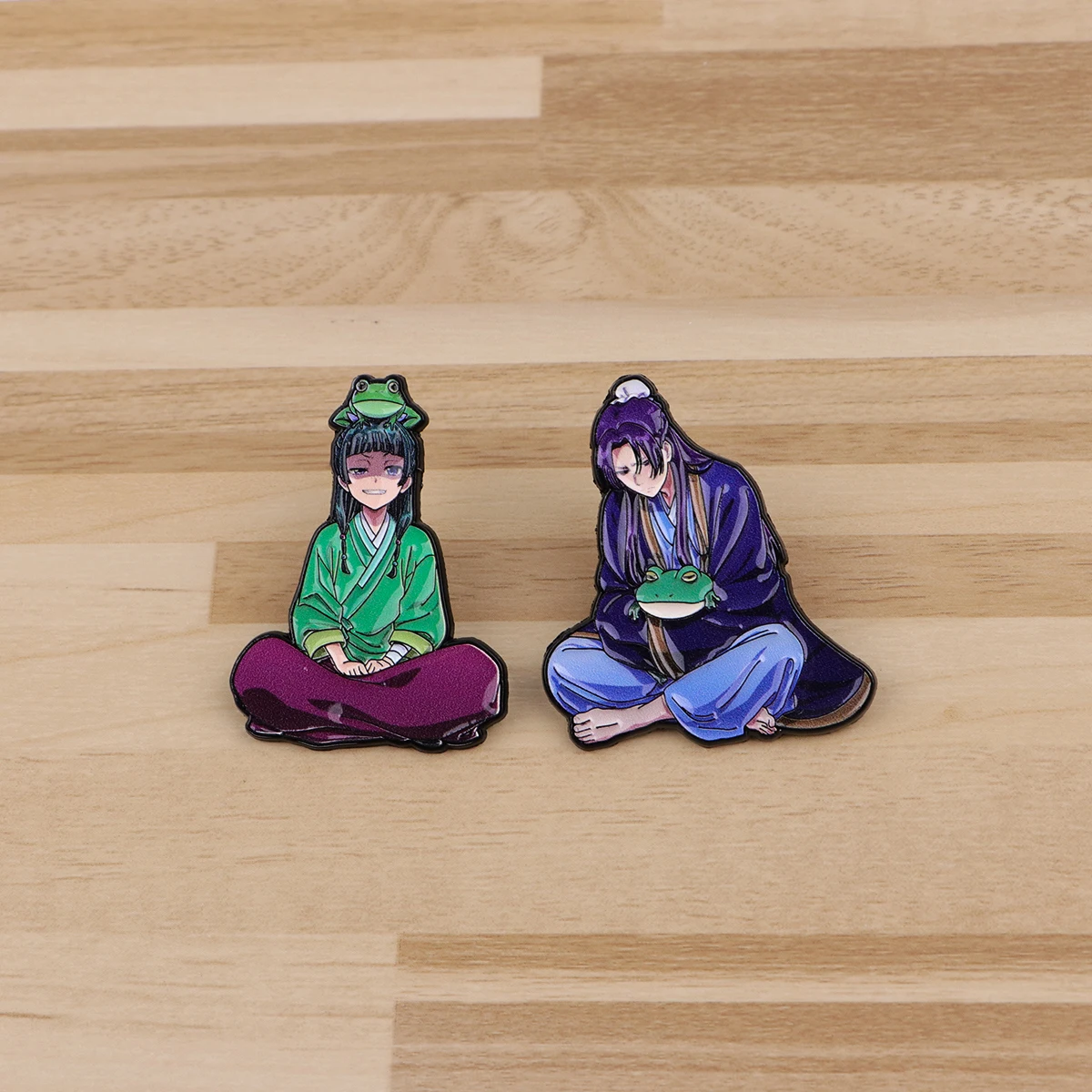 Anime Manga Enamel Lapel Pins Cartoon Boy Girl Brooches Badges for Backpack Cosplay Party Gift Toys Accessories view 2